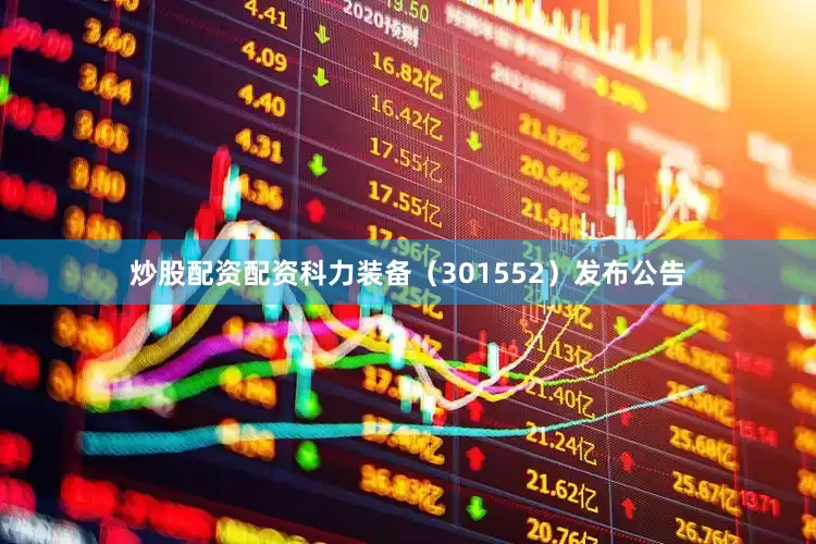 炒股配资配资科力装备（301552）发布公告