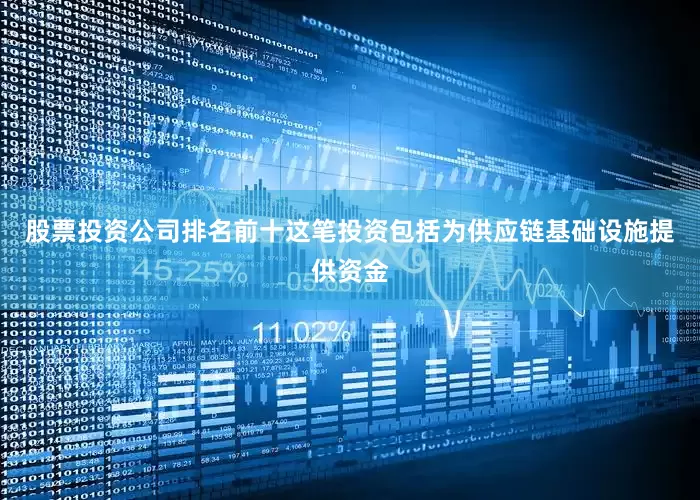股票投资公司排名前十这笔投资包括为供应链基础设施提供资金